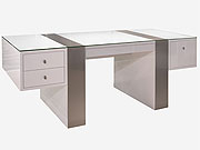 Sh01 White Lacquer Desk