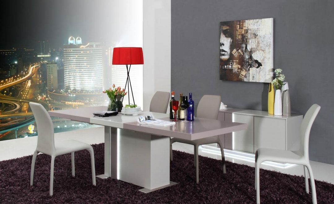 Extendable Modern Dining Table VG43 | Modern Dining