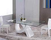 Alfa Dining Table White CR