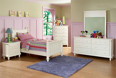 White Bedroom Set HE875