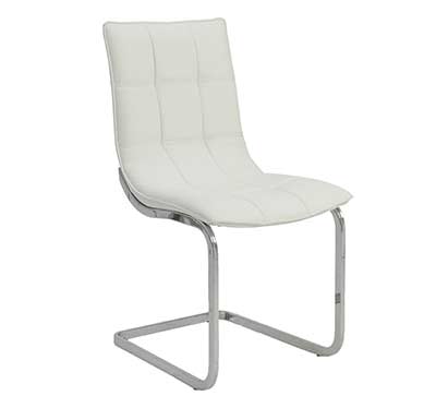 Modern Side Chair EStyle 583 in White