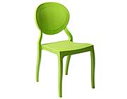 Modern Stackable Chair Green EStyle 701