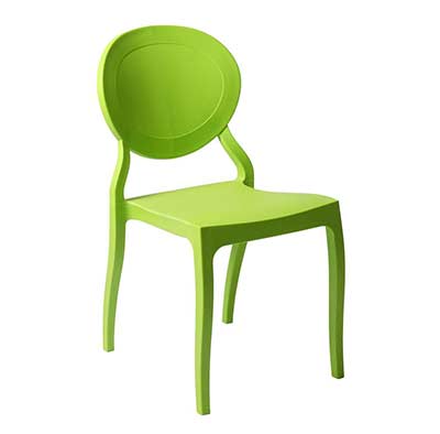 Modern Stackable Chair Green EStyle 701