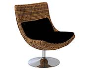 Modern Tripple Brown Chair EStyle 801