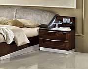 Walnut Platform Bed EF427
