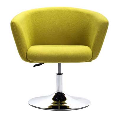 Modern Arm Chair in pistachio green Z343