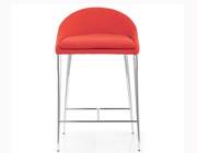 Modern Counter Chair Z333 in Tangerine