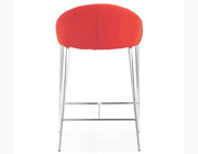 Modern Counter Chair Z333 in Tangerine