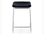 Modern Fabric Counter Chair Z036 in Dark Grey