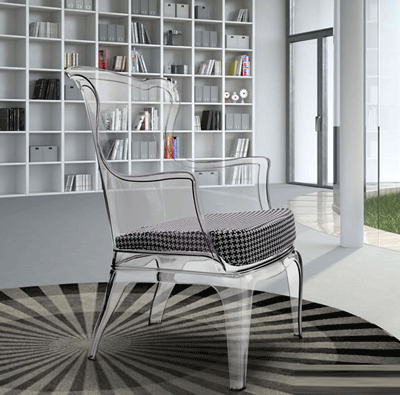 Contemporary Transparent Chair Z030