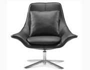 Modern Lounge Chair Z154 in Black