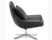 Modern Lounge Chair Z154 in Black