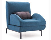 Fashionable Chair Sleeper in Cowboy blue Z605