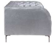 Modern Tufted Silver Armchair Z276