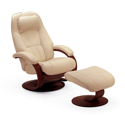 Fjords Admiral Top Grain Leather Small Recliner
