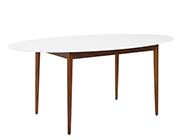 Dining Matte white top Table EStyle 190