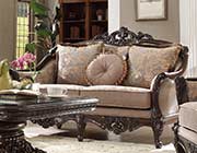 Traditional Chenille Fabric Sofa HD 90