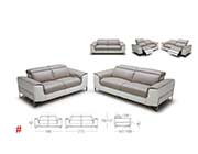 Modern Reclining Sofa set VG881