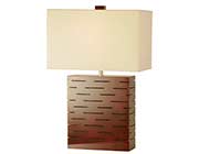 Modern Table Lamp Mahogany base NL043