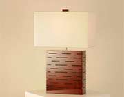 Modern Table Lamp Mahogany base NL043