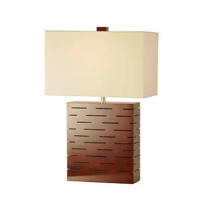 Modern Table Lamp Mahogany base NL043