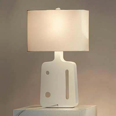 Modern White Gloss lacquer Lamp NL341