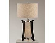 Oatmeal linen shade table lamp NL250