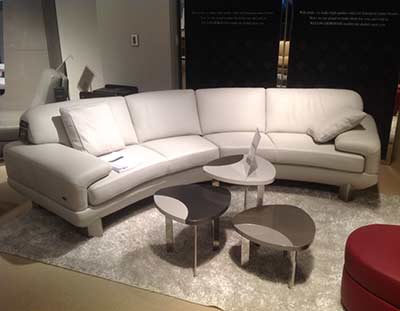 Top Grain Leather Sectional sofa
