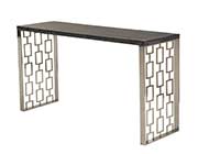 Modern console table with Charcoal Top AR Cloud