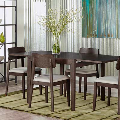 Extendible Wenge dining table Caden