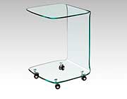 Clear Glass End table BM004