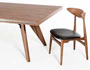 Walnut Veneer Dining Table VG403