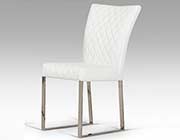 White Eco Leather Chair VG838