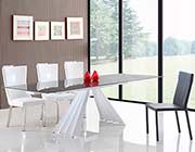 Smoked Glass Extendable Dining Table VG029