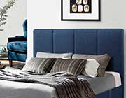 Blue Woven Fabric Bed CO626