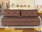 Brown Fabric Sofa Bed Lavana
