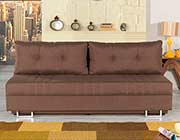 Brown Fabric Sofa Bed Lavana