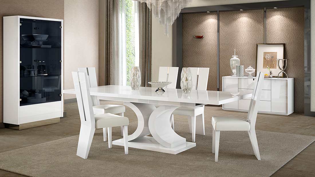 White Modern Dining table AE 110 | Modern Dining