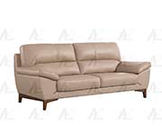 Tan Italian leather sofa AEK 080