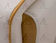 White Italian leather sectional AEK 051