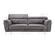 Dark Gray Italian leather sofa AEK 68