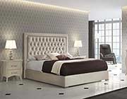 Ivory Bed with Storage EF Adiana