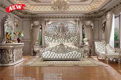 Silver Classic Bedroom HD 088