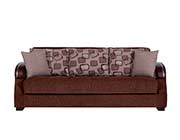 Calandra Brown Fabric Sofa bed