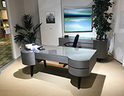 Light Gray Veneer Desk SH Claire