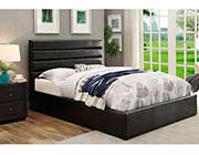 Black Leatherette Storage bed CO 469