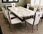 White Marble Dining Table