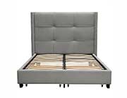 Light Gray Storage bed DS Bevin