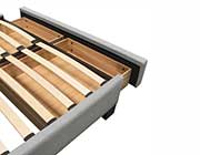 Light Gray Storage bed DS Bevin