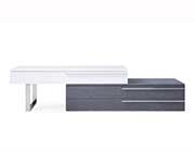 Modern TV Stand in White and Grey NJ 718